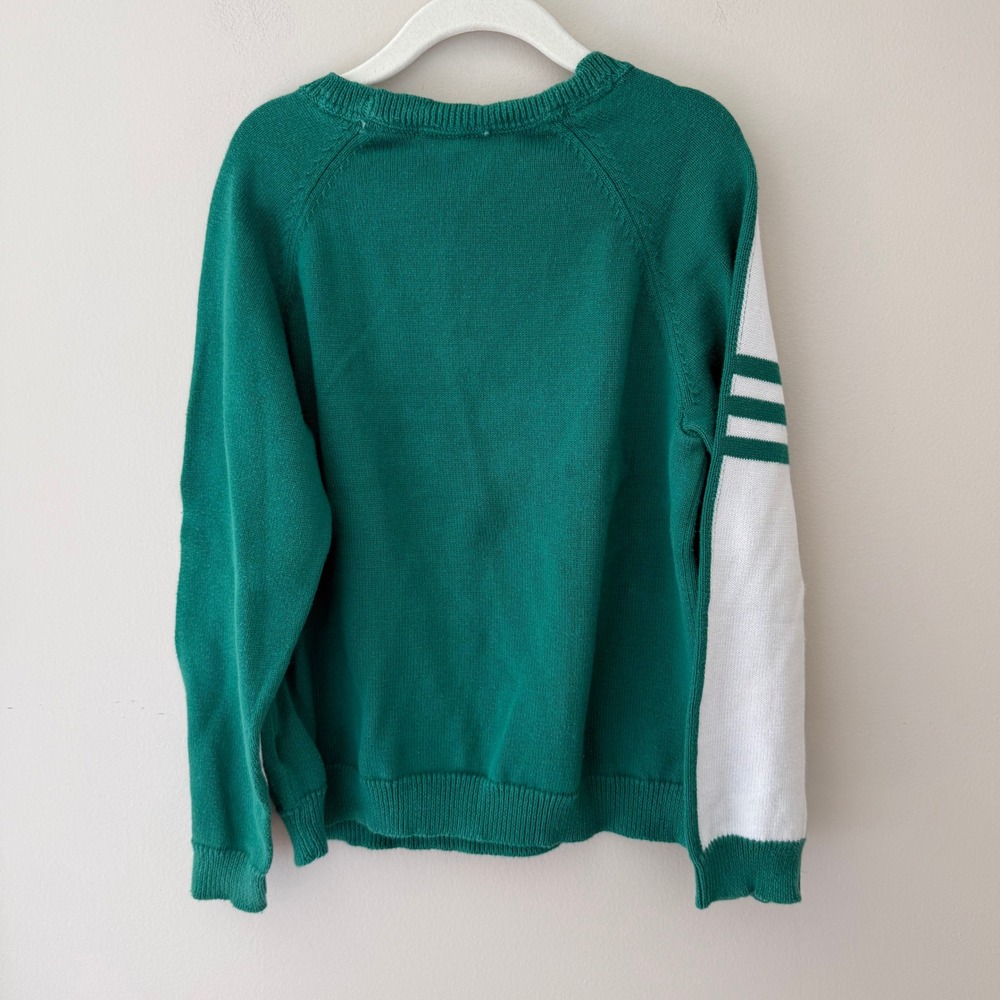 Janie and Jack Boys Green‎ Mountain Intarsia Cotton Knit Sweater Size 6 - Picture 4 of 4